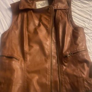 Leather vest